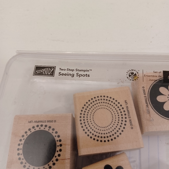 Stampin' Up! Art Stampin Up Wood Mounted Rubber Stamps Seeing Spots